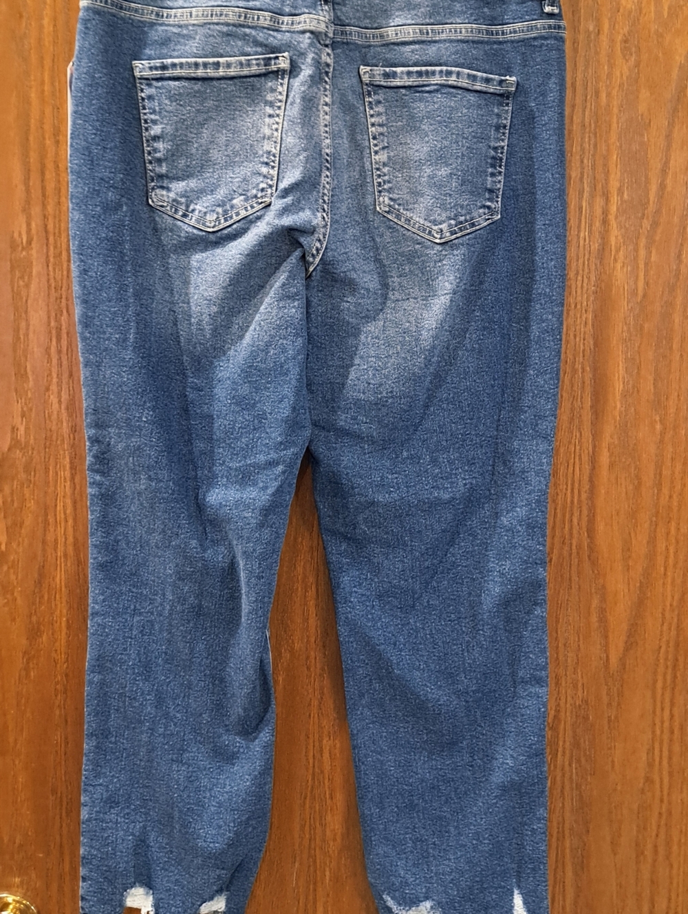 Time and Tru Light Blue High-Rise Straight Leg Ankle Jeans sizes 12, 14, 18,20 - Picture 2 of 4